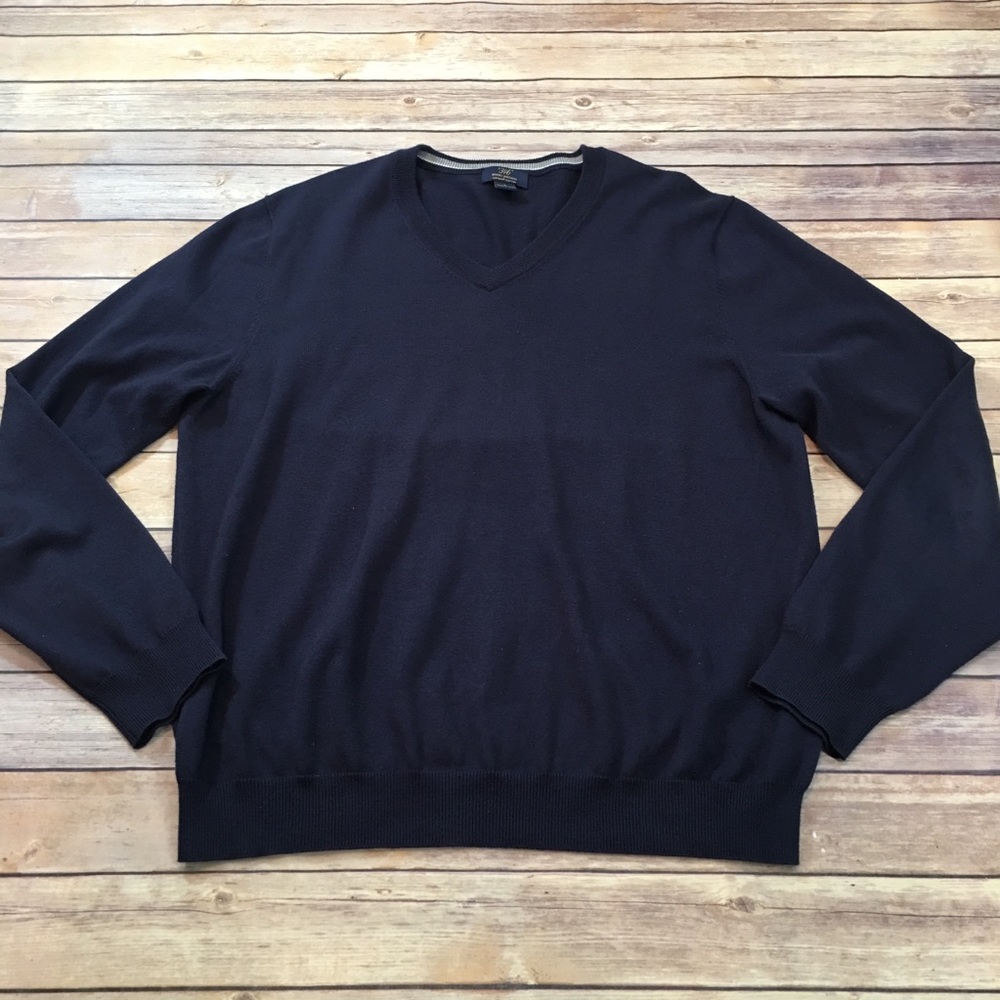 SOLD Sz Large Brooks Brothers Men’s V-Neck Sweater - Picture 5 of 8